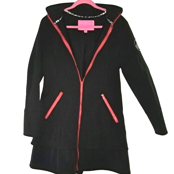 Betsey Johnson Jackets & Blazers - Betsey Johnson Softshell Hooded Coat, NWOT, Water Repellant, Large, Black